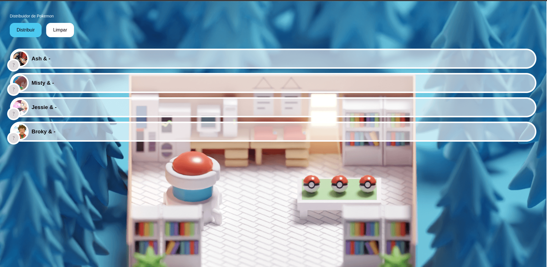 Distribuidor de Pokemons